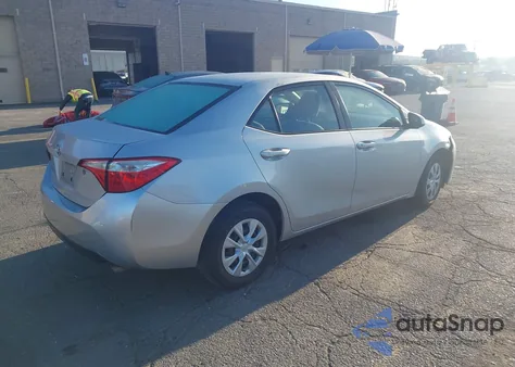 2014 Toyota Corolla L z USA, uszkodzony, nr VIN 5YFBURHE9EP160408